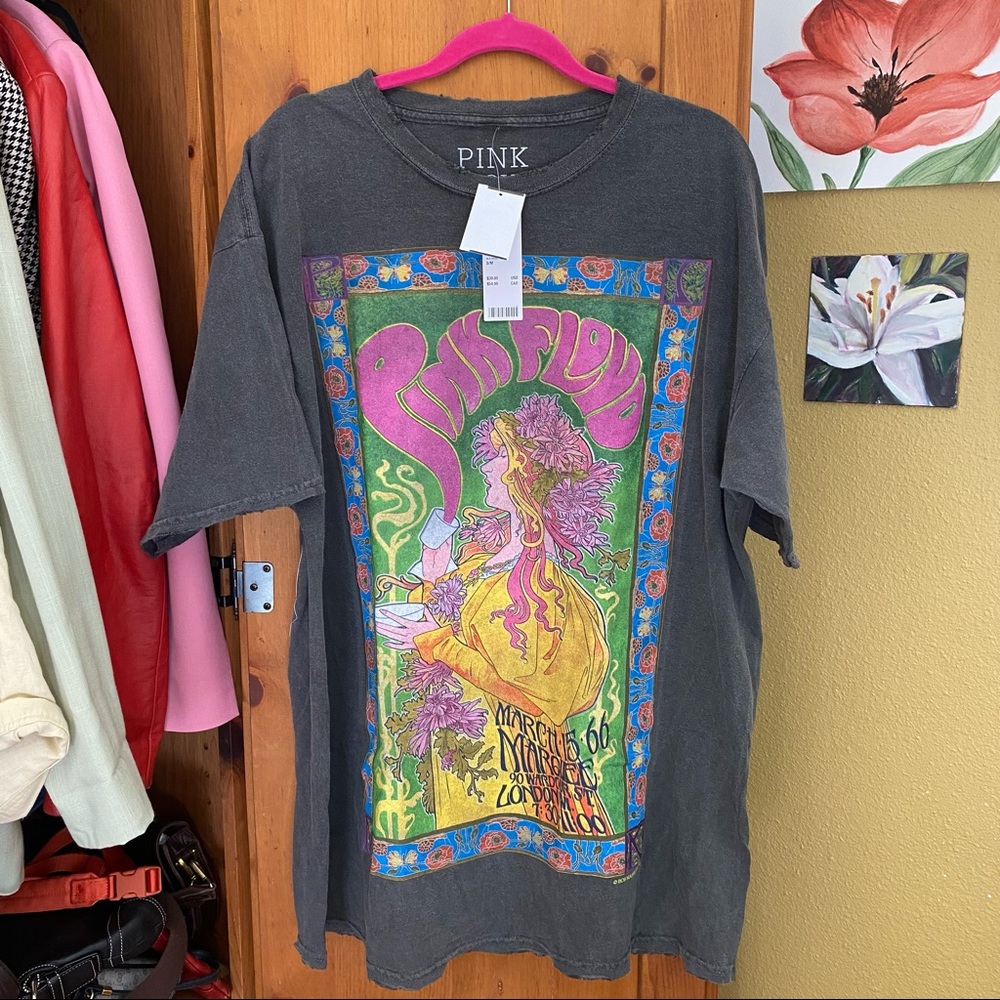 NWT Pink Floyd Oversized Tee